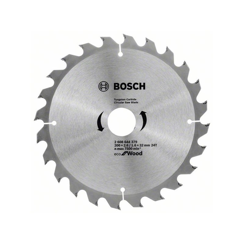 2608644379 BOSCH Panza ferastrau circular, lemn, 200x2.6/1.6x32mm, 24T