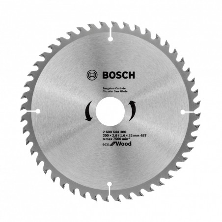2608644380 BOSCH Panza ferastrau circular, lemn, 200x2.6/1.6x32mm, 48T