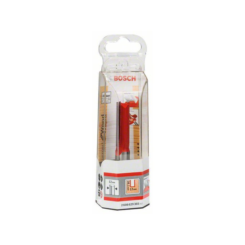 2608629365 BOSCH Freza pentru caneluri 12x38.1x80 mm, tija 12 mm, lemn
