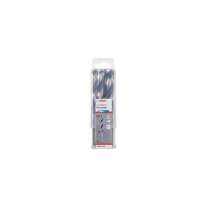 2608577280 BOSCH Set 5 burghie metal,11.2x94x142mm,tija cilindrica 11.2mm