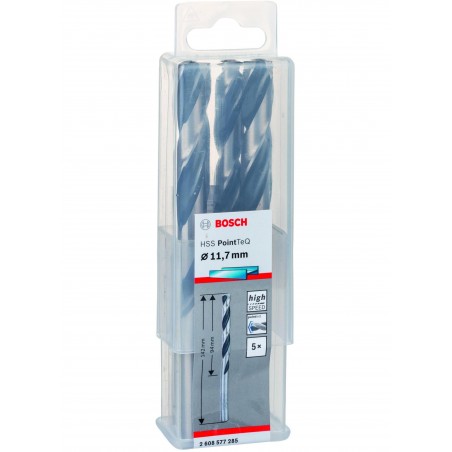 2608577285 BOSCH Set 5 burghie metal,11.7x94x142mm,tija cilindrica 11.7mm