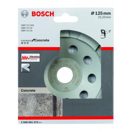 2608601573 BOSCH Disc abraziv oala diamantat pentru, 125x22.23x5 mm