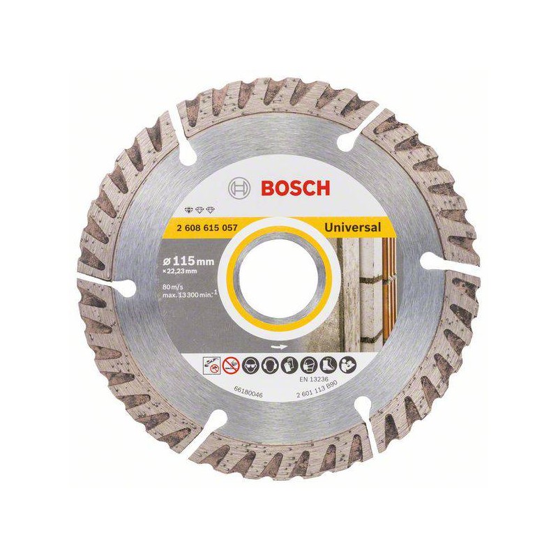 2608615057 BOSCH Disc diamantat segmentat universal, 115x22.2x2x10 mm