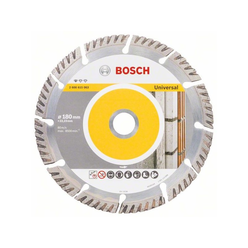 2608615063 BOSCH Disc diamantat segmentat universal, 180x22.2x2.4x10mm