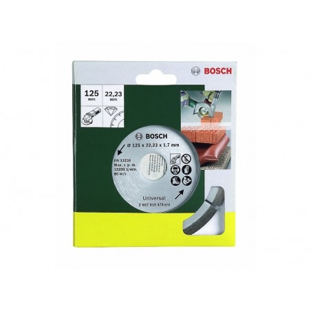 2607019475 BOSCH Disc diamantat segmentat,beton,caramida,125x22.2x1.7mm