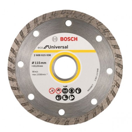 2608615036 BOSCH Disc de taiere diamantat universal, 115x22.2x2.0mm