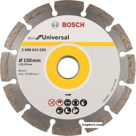 2608615029 BOSCH Disc diamantat segmentat Universal, 150x22.23x2.1 mm