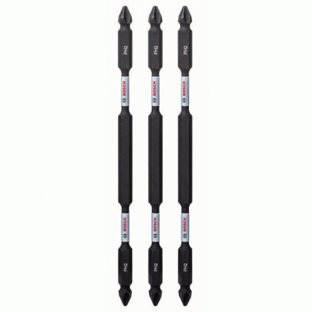 2608522360 BOSCH Set 3 biti lungi,capat dublu pentru impact, T20,150mm