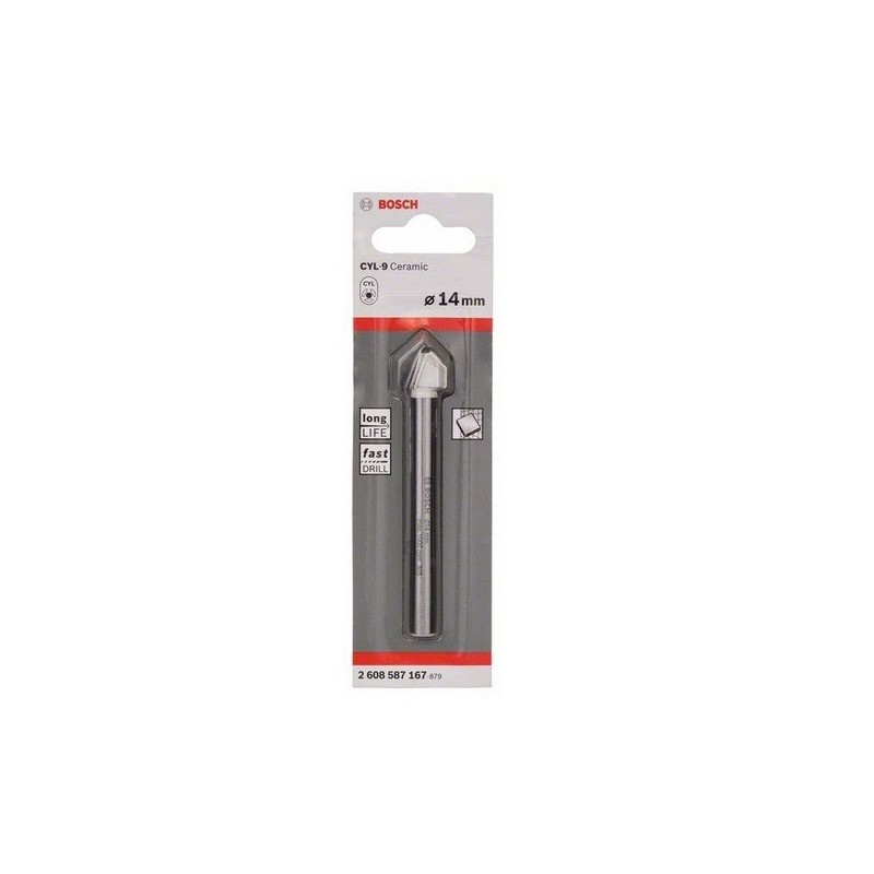 2608587167 BOSCH Burghiu ceramica,portelan,prindere cilindrica,14x90mm