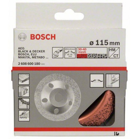 2608600180 BOSCH Disc oala cu carburi metalice 115 mm, fin, inclinat