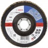 2608603657 BOSCH Disc de slefuire evantai metal, 125x22.2 mm, G 60