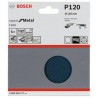 2608608Y17 BOSCH Set 5 foi abrazive F550 pentru metal, 125 mm, G120