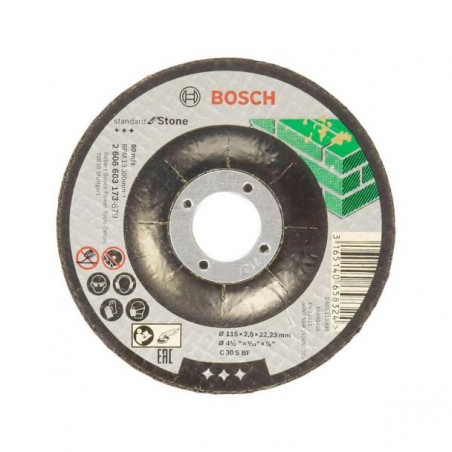 2608603174 BOSCH Disc de degrosare cu degajare, metal, 125x22.2x2.5 mm