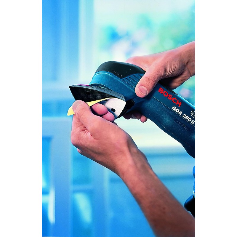 2608605196 BOSCH Set 5 foi abrazive pentru piatra,93mm,6 orificii,G240