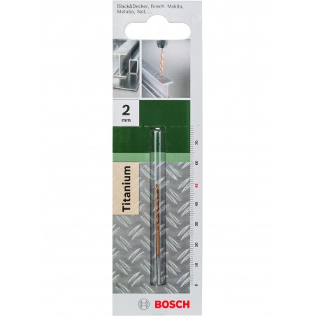 2609255090 BOSCH Burghiu metal,HSS-TiN, 2x24x49mm, prindere cilindrica
