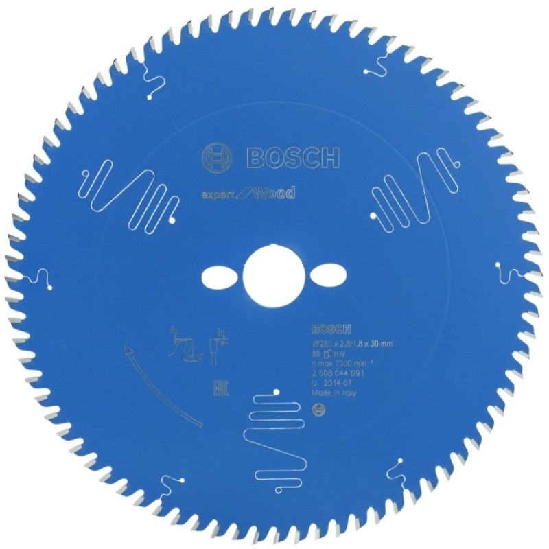 2608644091 BOSCH Panza de fierastrau circular, 260x30x2.8 mm, 80 dinti