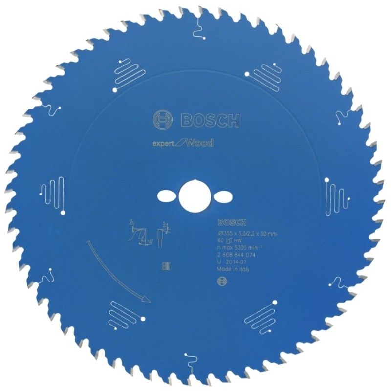2608644074 BOSCH Panza de fierastrau circular, 355x30x3.0 mm, 60 dinti