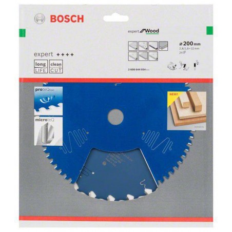 2608644054 BOSCH Panza de ferastrau circular, lemn, 200x30x2.8 mm, 24T