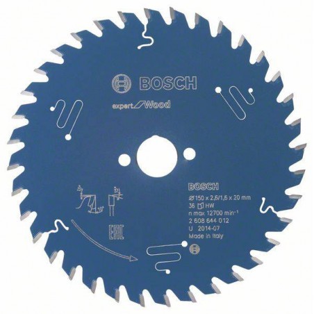 2608644012 BOSCH Panza fierastrau circular lemn, 150x20x2.6 mm, 36T