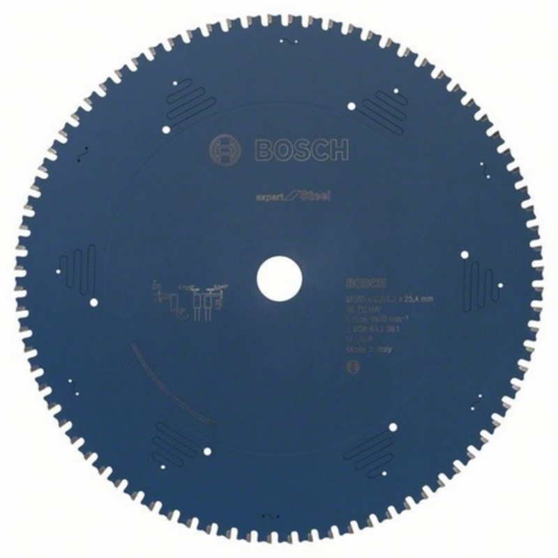 2608643061 BOSCH Panza fierastrau circular pentru otel,305x25.4x2.6mm,80T