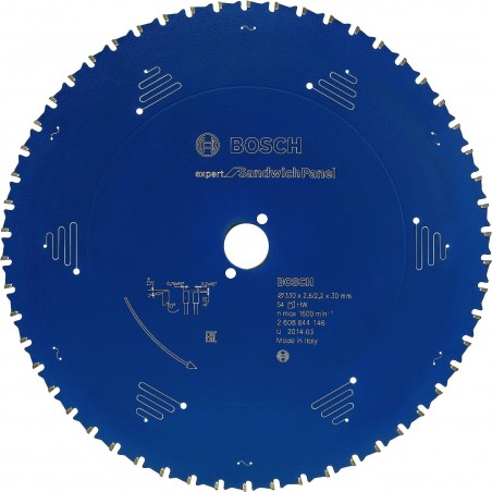 2608644148 BOSCH Panza fierastrau circular,panouri sandwich,450mm, 86T