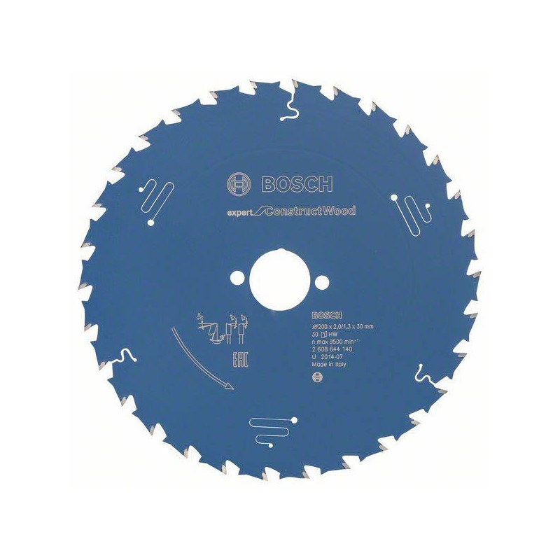 2608644140 BOSCH Panza ferastrau circular,lemn constructii, 200mm, 30T