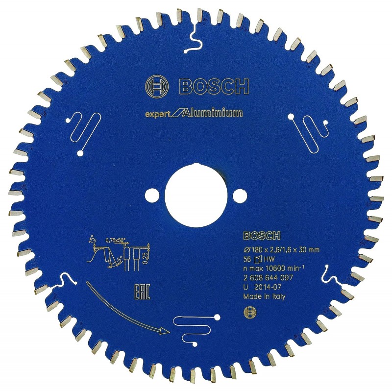 2608644097 BOSCH Panza fierastrau circular, aluminiu, 180x30x2.6mm,56T