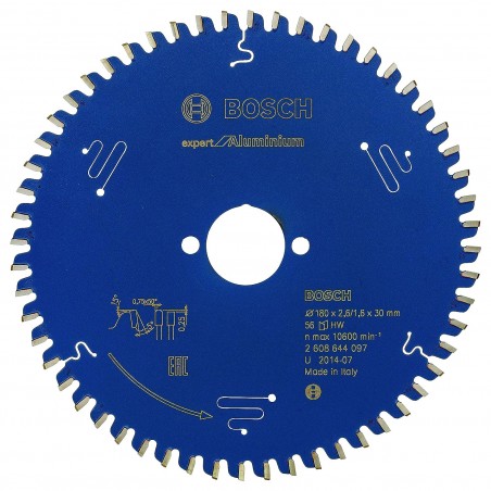 2608644097 BOSCH Panza fierastrau circular, aluminiu, 180x30x2.6mm,56T