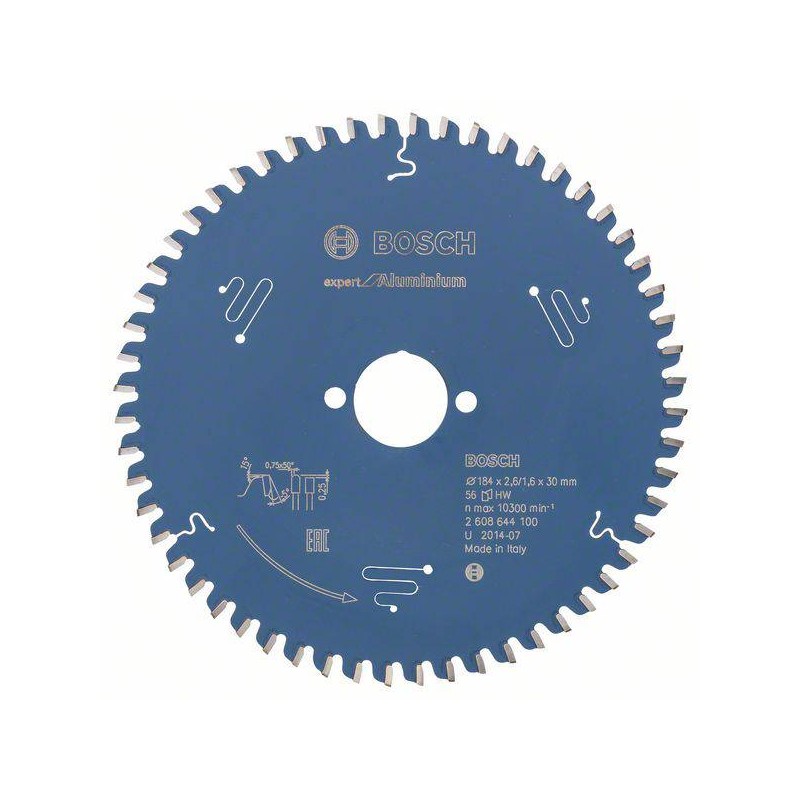2608644100 BOSCH Panza fierastrau circular, aluminiu, 184x30x2.6mm,56T