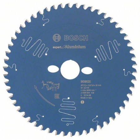 2608644109 BOSCH Panza fierastrau circular,aluminiu, 210x30x2.6mm, 54T