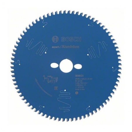 2608644111 BOSCH Panza fierastrau circular, aluminiu, 250x30x2.8mm,80T