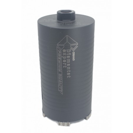 Carota diamantata PREMIUM ø102mm x 180mm x M16 pentru gaurire Beton armat, Zidarie, Granit