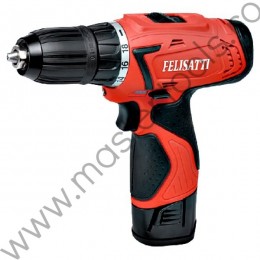 FELISATTI DC10.8L2 Masina de gaurit si insurubat cu doi acumulatori Li-Ion de 10.8 V