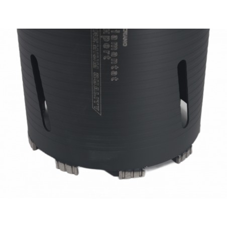 Carota diamantata PREMIUM ø182mm x 180mm x M16 pentru gaurire Beton armat, Zidarie, Granit Carota diamantata PREMIUM ø182mm x 180mm x M16 pentru gaurire Beton armat, Zidarie, Granit
