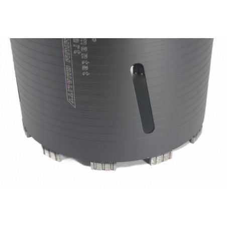 Carota diamantata PREMIUM ø202mm x 180mm x M16 pentru gaurire Beton armat, Zidarie, Granit