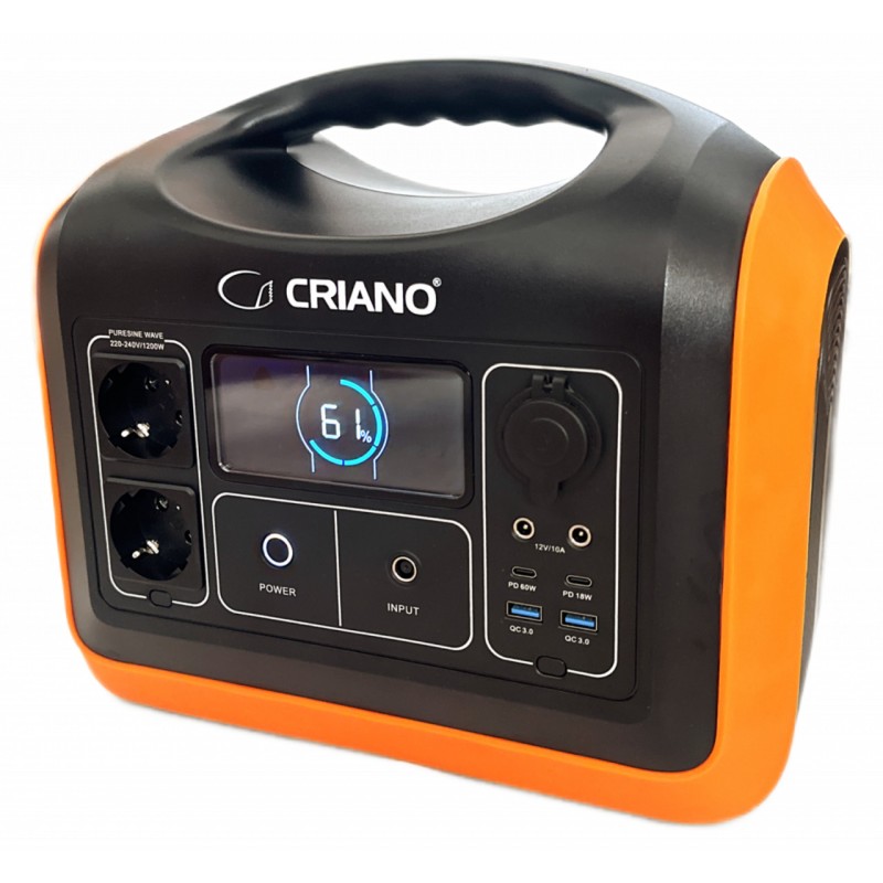 Statie acumulator portabil pentru incarcare electrica LongLife, LiFePO4, Generator Solar Power Station - 1200W, 992Wh