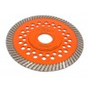 Disc diamantat pentru taiat Granit, Piatra, Beton armat, Materiale dure TURBO Laser 115x22,23mm SUPER PREMIUM