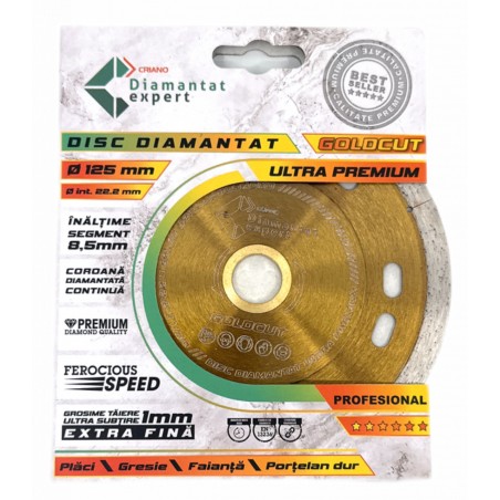 Disc DiamantatExpert pt. Taieri Extra Fine in Portelan Dur 115x22.2 (mm) Ultra Premium
