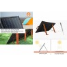 Panou solar portabil din siliciu monocristalin cu eficiență ridicată 220W