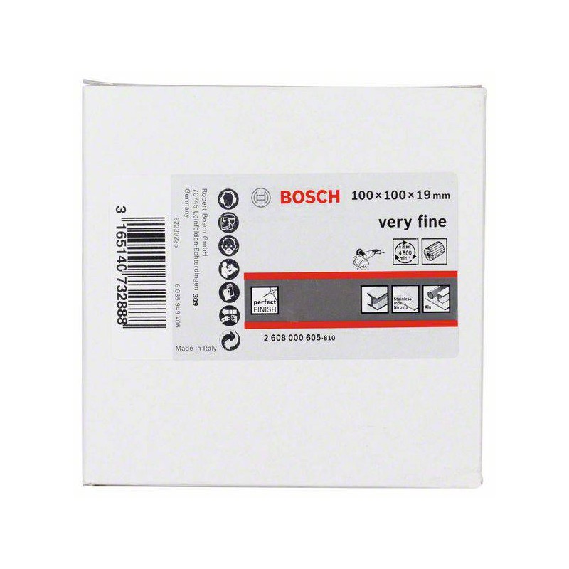 2608000605 BOSCH Tambur slefuit, lamele pasla,100x100x19mm,foarte fina