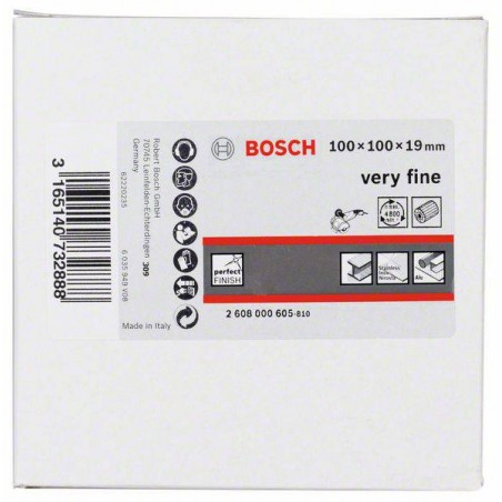 2608000605 BOSCH Tambur slefuit, lamele pasla,100x100x19mm,foarte fina