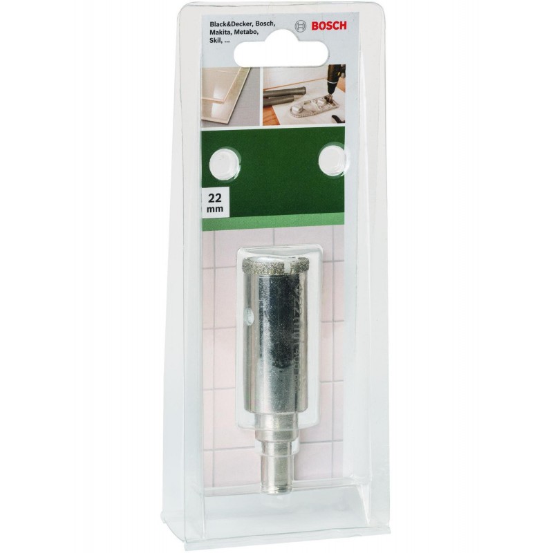 2609256C85 BOSCH Carota diamantata pentru ceramice moi, 22 mm