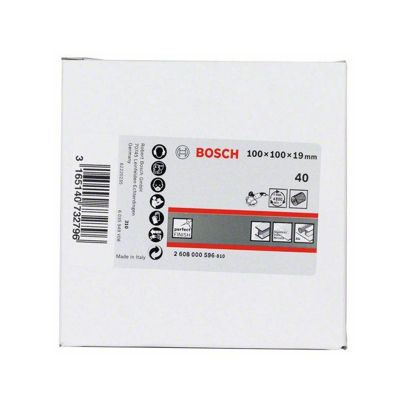 2608000596 BOSCH Cilindru abraziv evantai masini de satinat 100 mm,G40
