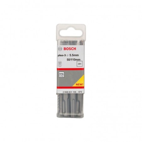 2608831105 BOSCH Set 10 burghie pentru beton, SDS-Plus, 5.5x50x110 mm