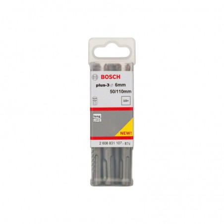 2608831107 BOSCH Set 10 burghie pentru beton, SDS-Plus, 6x50x100 mm