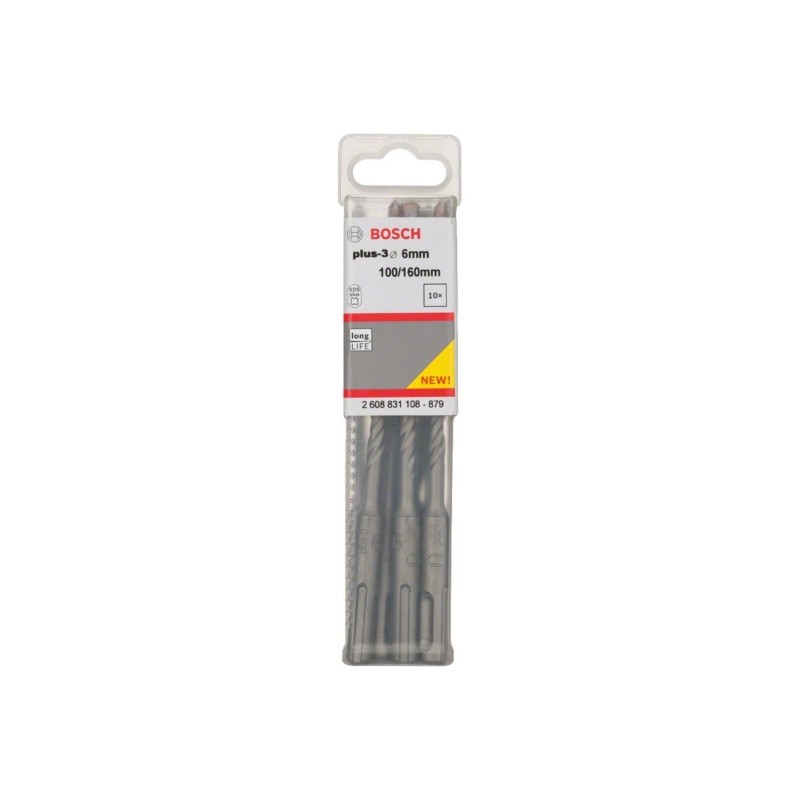 2608831108 BOSCH Set 10 burghie pentru beton, SDS-Plus, 6x100x165 mm