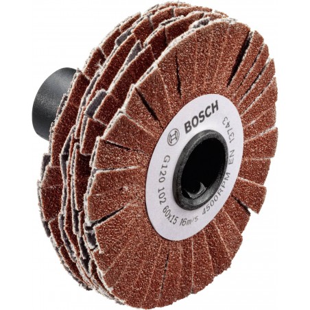 BOSCH Rola slefuit flexibila pentru lemn, 15 mm, G120