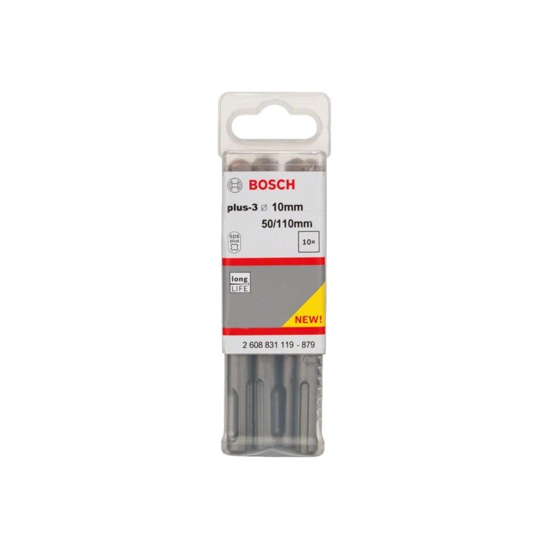 2608831119 BOSCH Set 10 burghie pentru beton, SDS-Plus, 10x50x110 mm