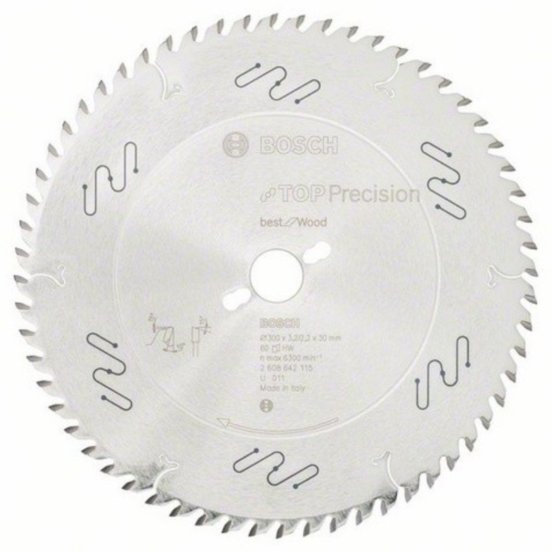 2608642115 BOSCH Panza circular Best for Wood, 300x30x3.2/2.2 mm, 60T