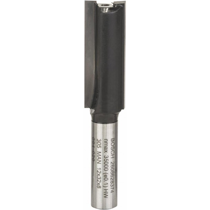 2608628374 BOSCH Freza pentru caneluri, lemn, 12x32x62 mm, tija 8 mm